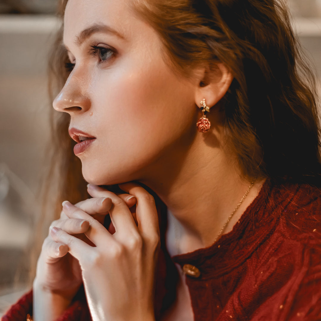 Rose Earrings