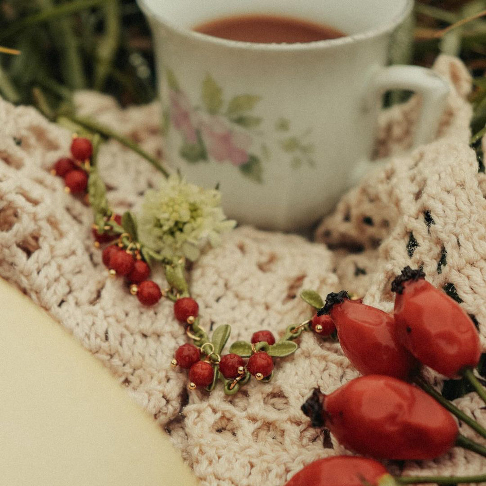 Vintage Cranberry Bracelet