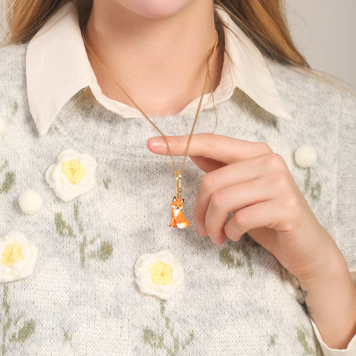 Fox Pendant Necklace