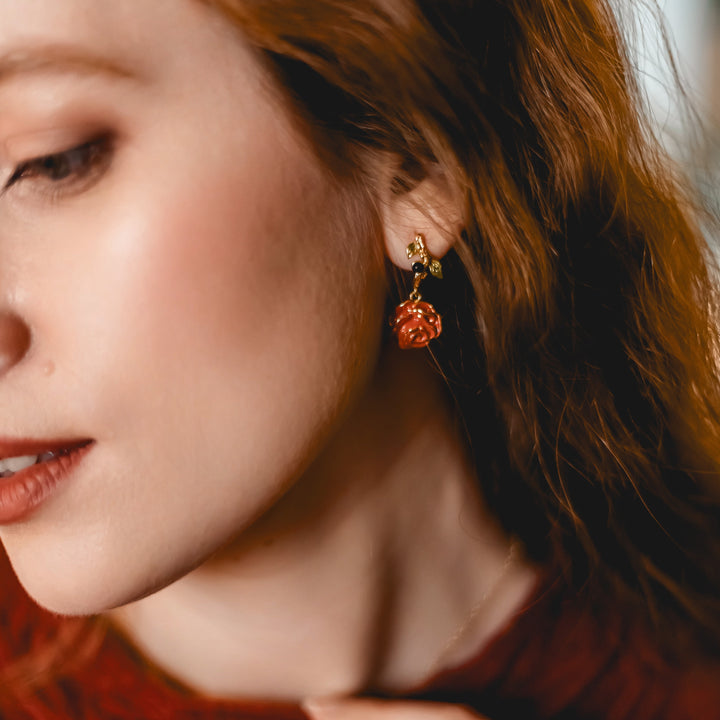 Rose Earrings