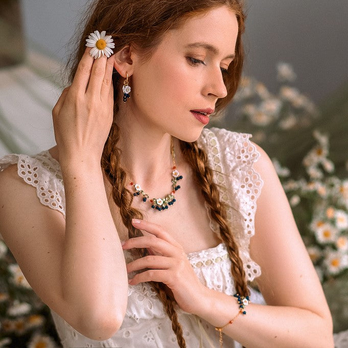 Blueberry Flower Bracelet