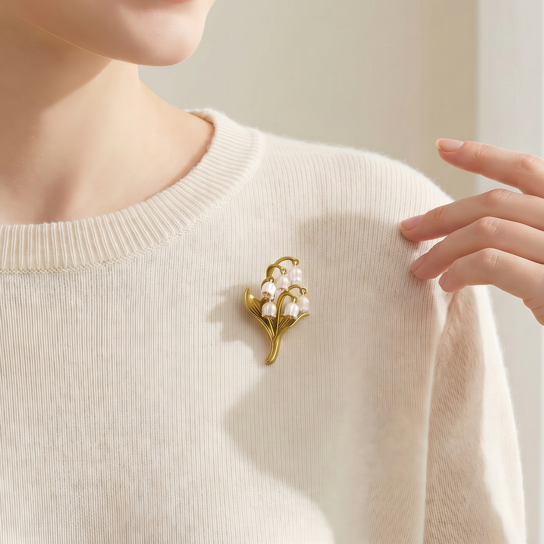 Selenichast Lily of the valley Brooch