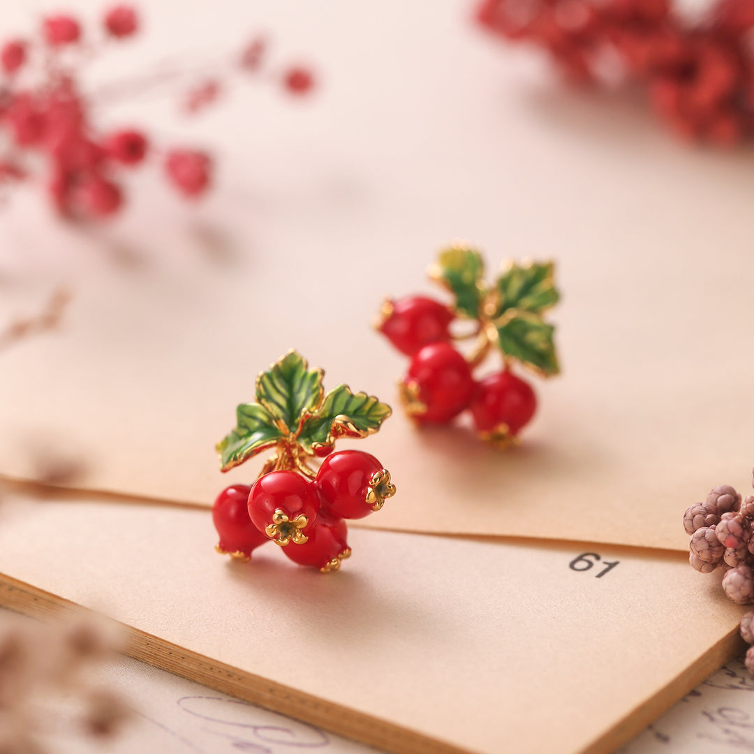 Cranberry Earrings