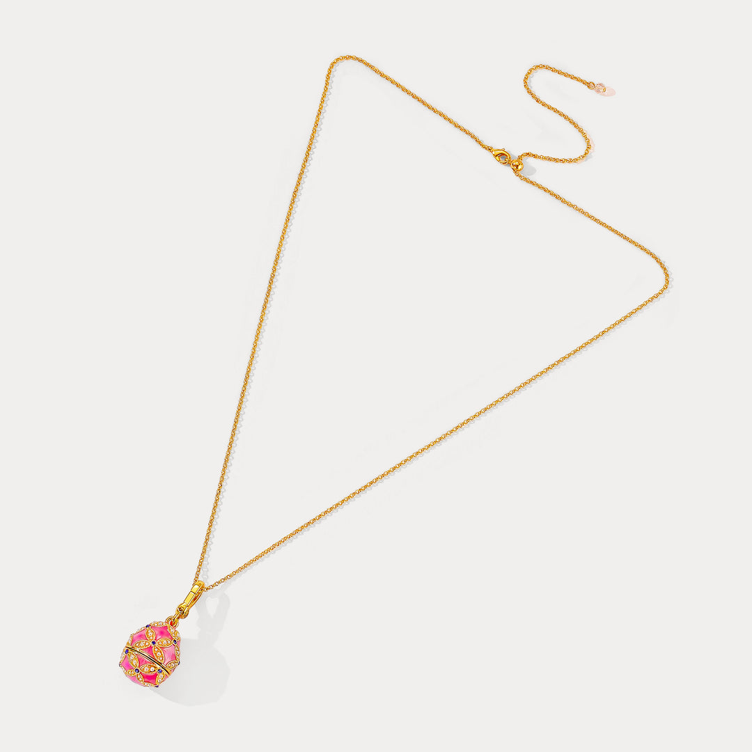 Selenichast Mouse Egg Locket Necklace