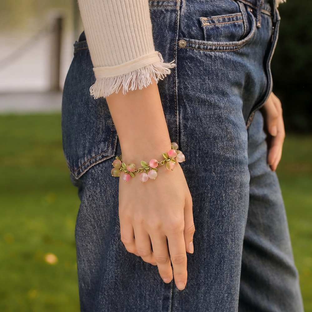 Pink Berry Bracelet Selenichast 