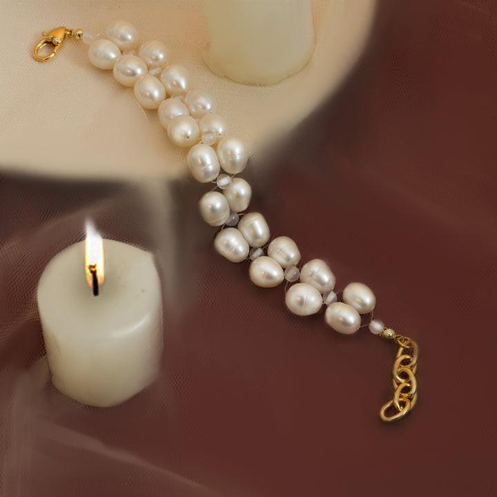 Double Strand Pearl Bracelet