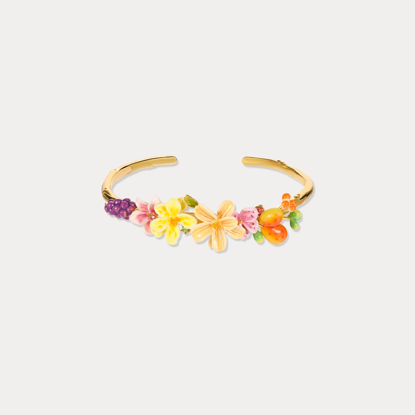 Sweet Fruit Flower Bracelet Christmas Jewelry Gift Ideas for Her
