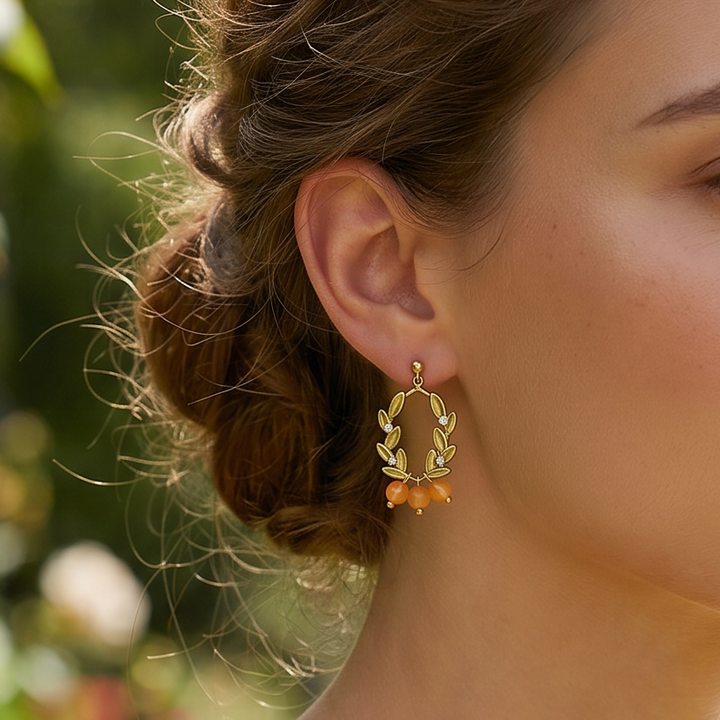 Berry Earrings Selenichast
