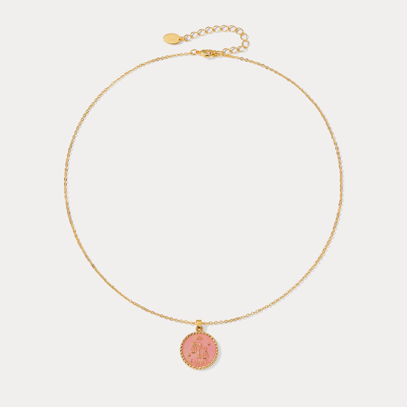 Libra Constellation Enamel Necklace