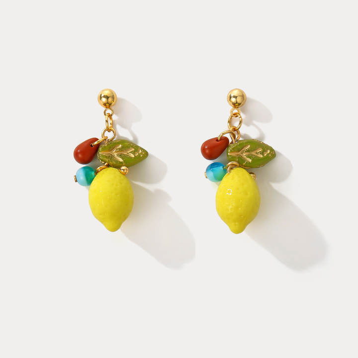 Selenichast Colorful Lemon Drop Earrings