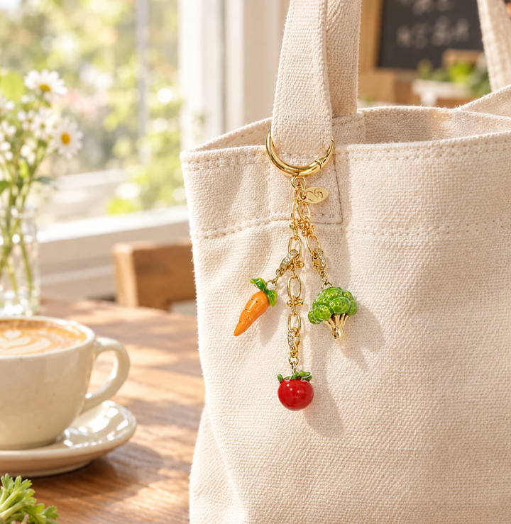Vegetables Bag Charm