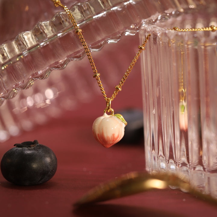 Peach Necklace