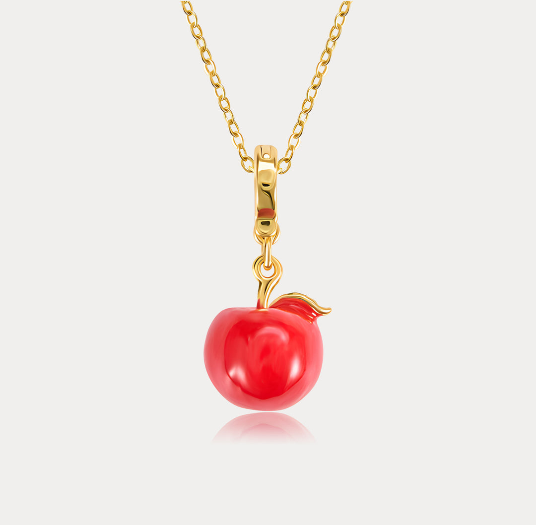 Selenichast Apple Fruit Necklace Summer Jewelry