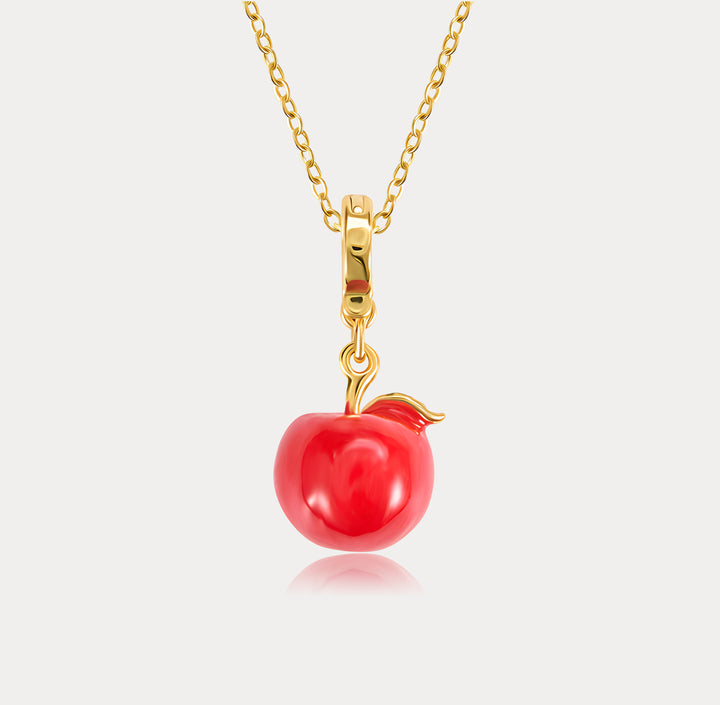 Selenichast Apple Fruit Necklace Summer Jewelry