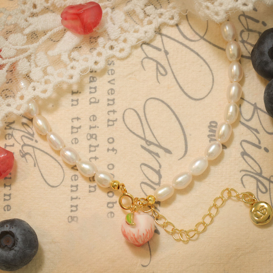 Bracelet de perles de fruits