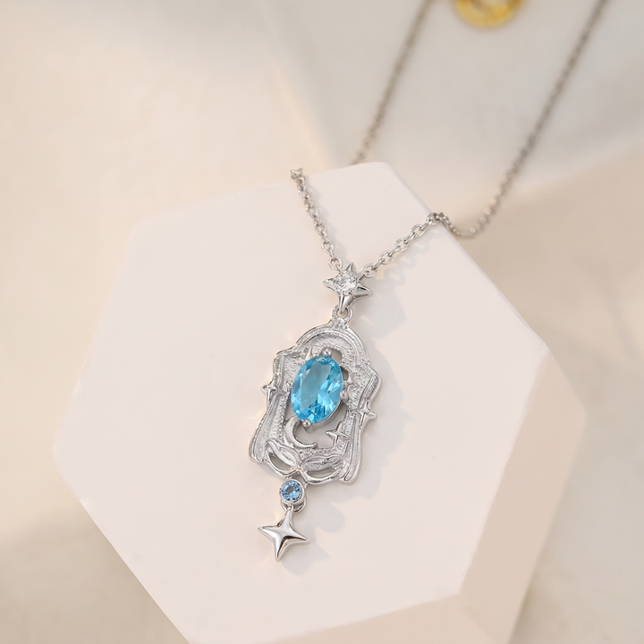 Moon Star Pendant Necklace