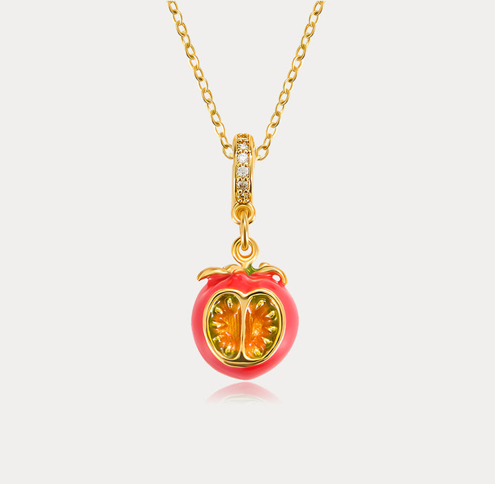 Selenichast Tomato Fruit Necklace