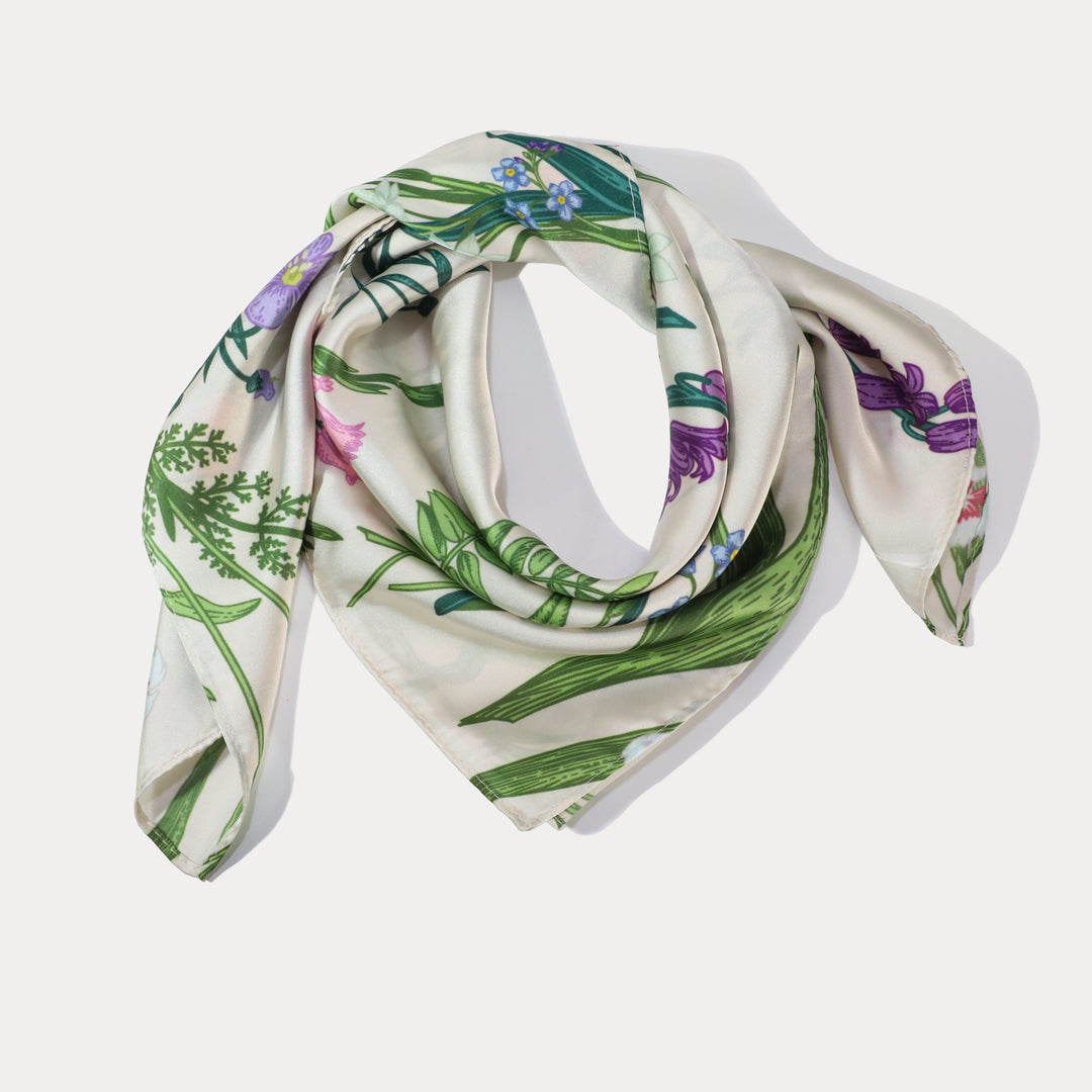 Botanical Garden Square Scarf