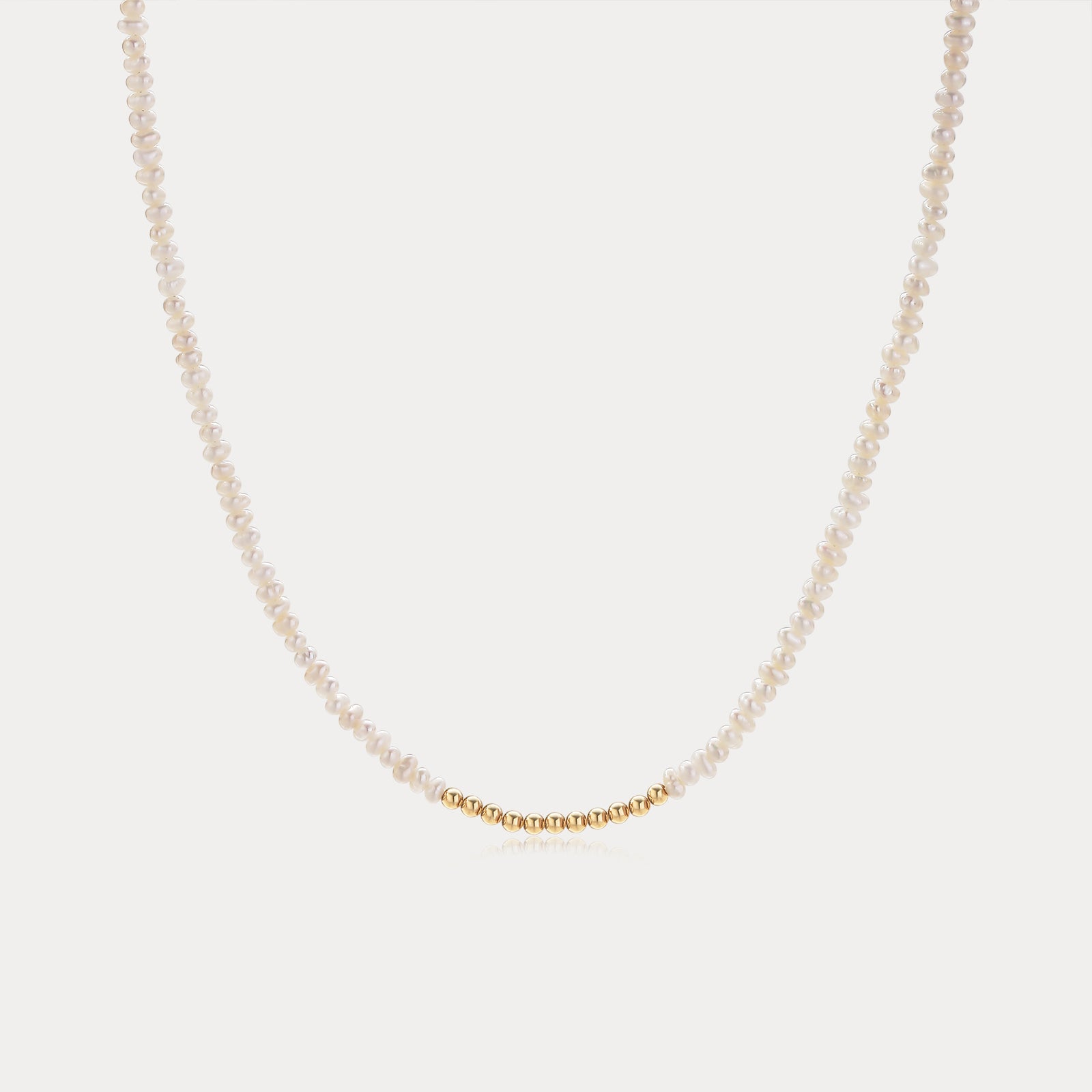 Selenichast Seed Pearl Necklace