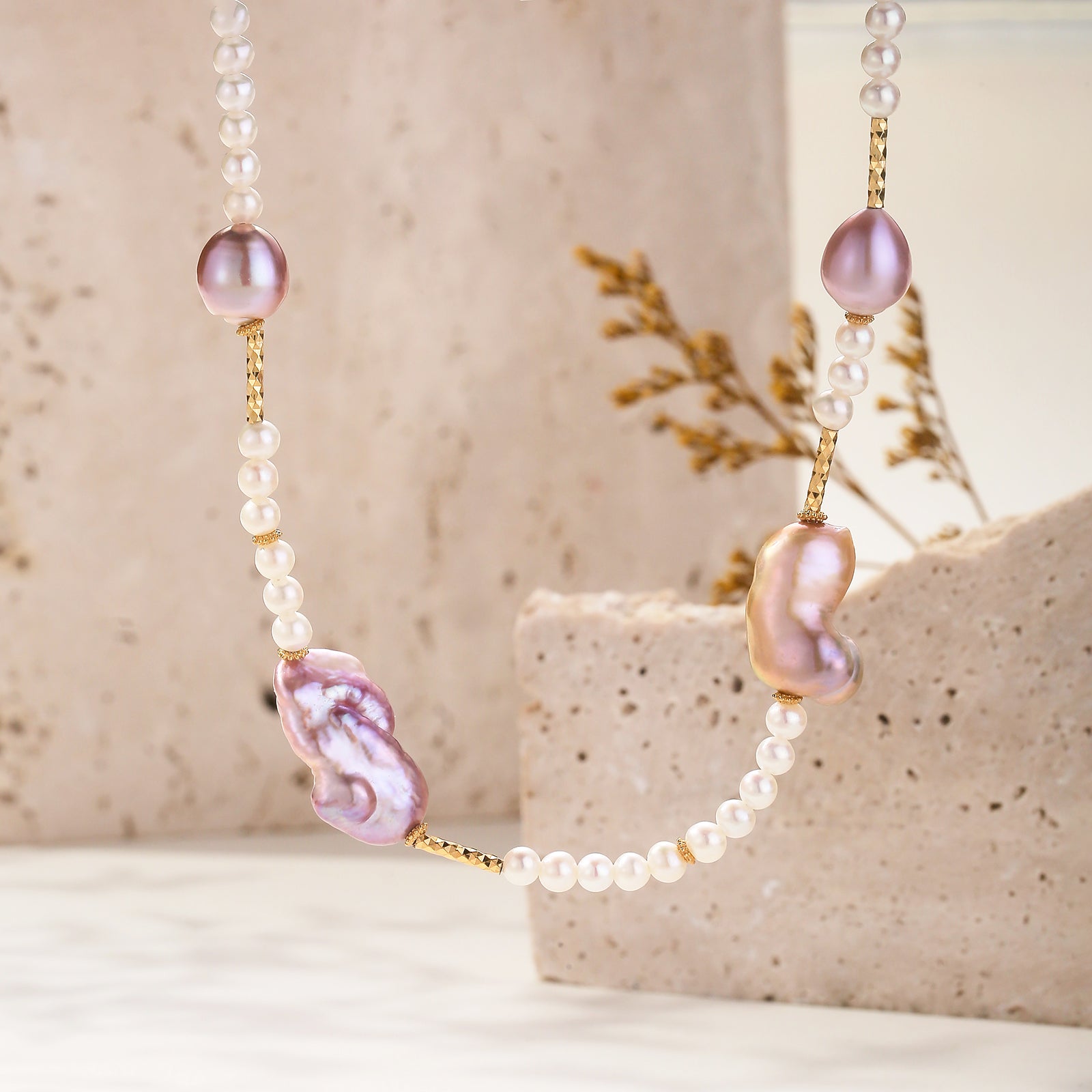Freshwater Baroque Pearl Necklace