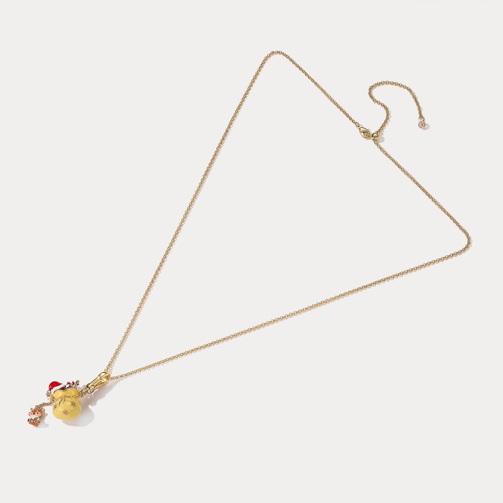Reindeer Gift Bag Necklace
