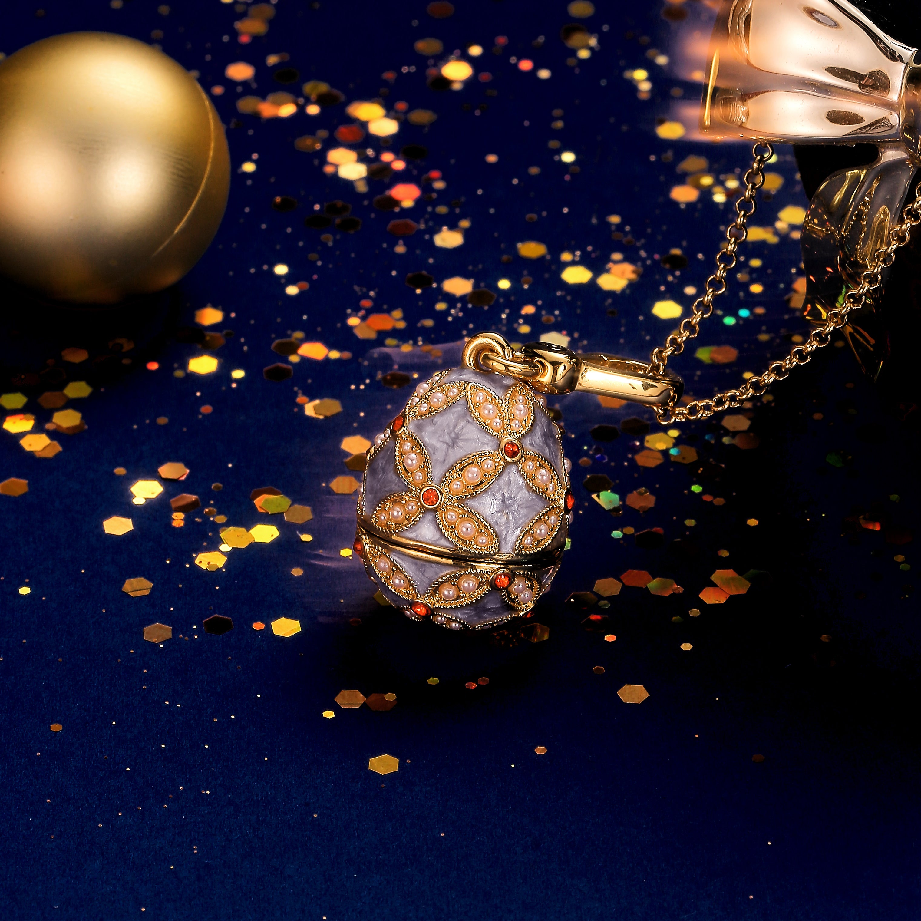 Horse Egg Locket Necklace Gift For Women