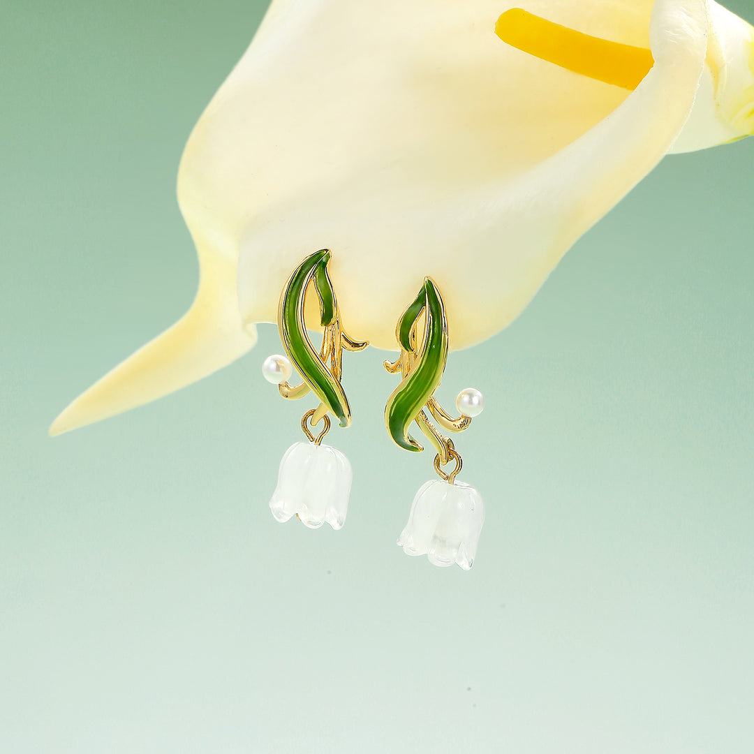 Lily of The Valley Gift Earrings For Her
