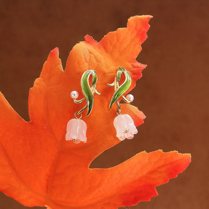 Lily of The Valley Drop Earrings