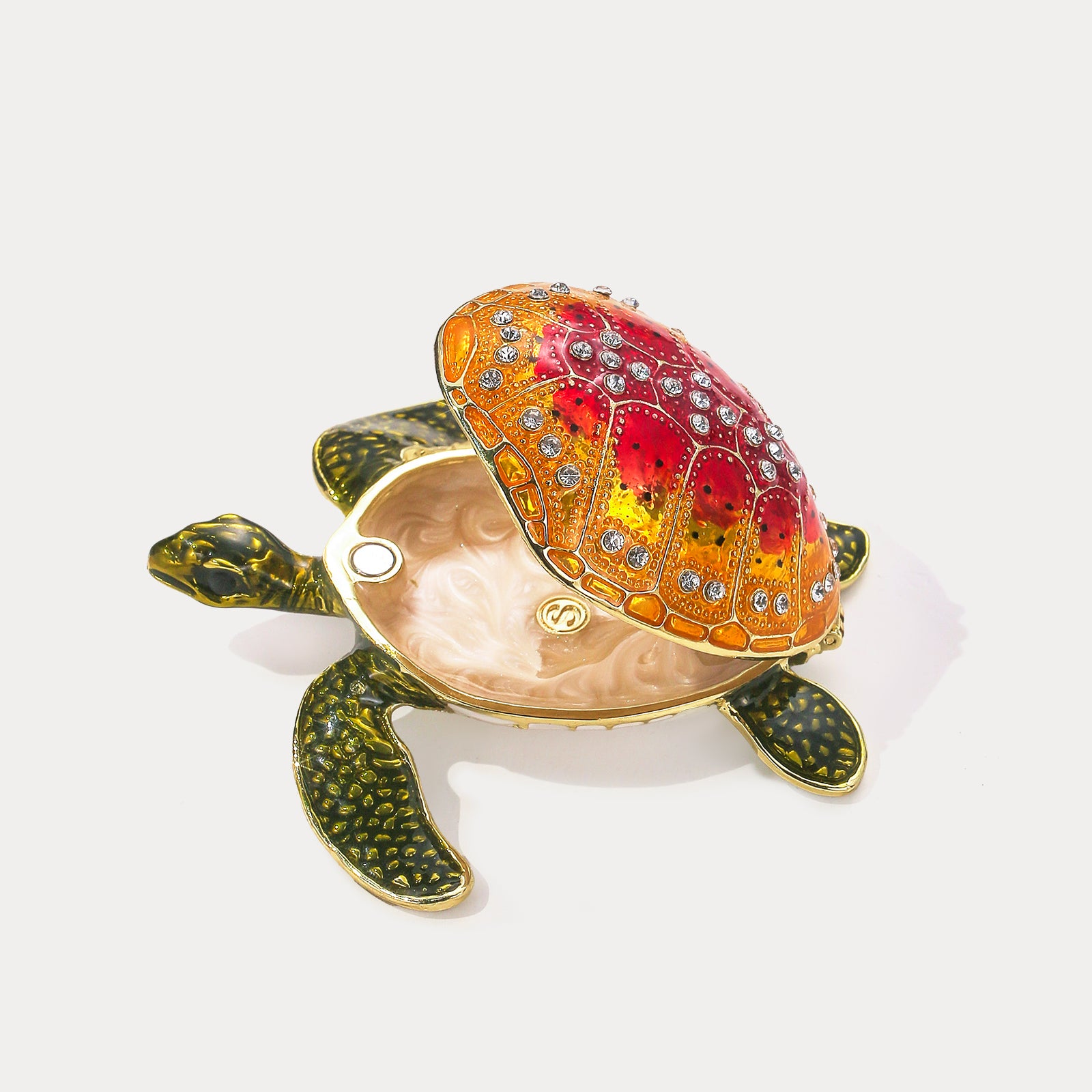 Christmas Turtle Trinket Box Gift