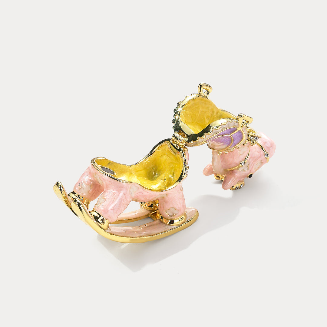 Rocking Horse Trinket Box Gift For Kids