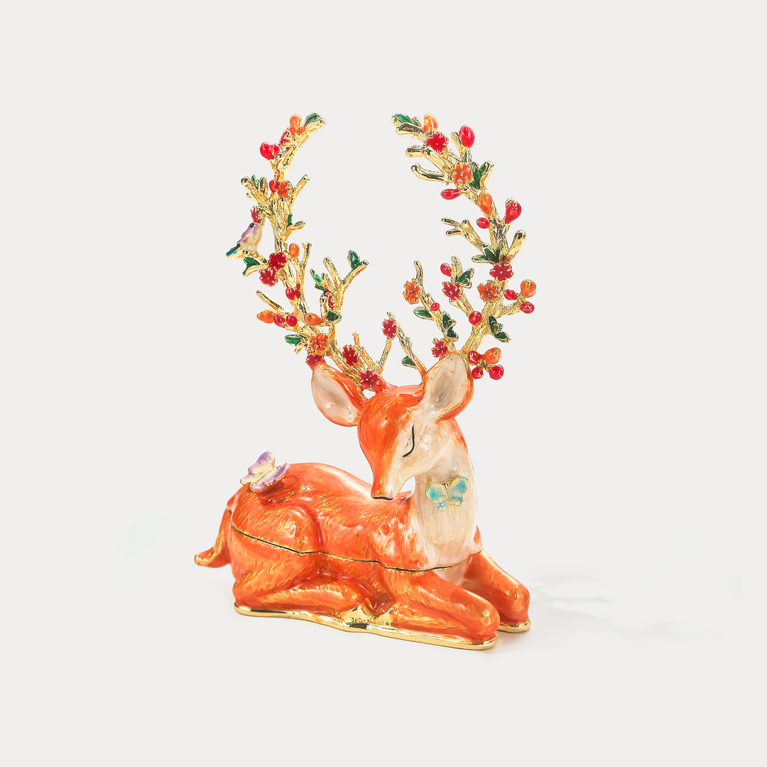 Christmas Reindeer Trinket Box Gift For Kids