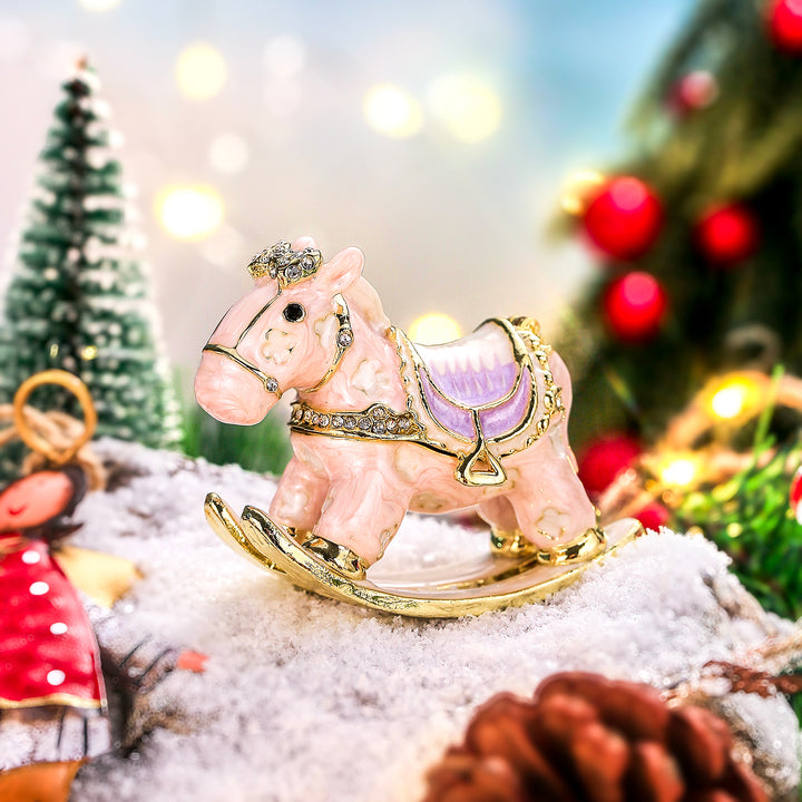 Rocking Horse Trinket Box Gift
