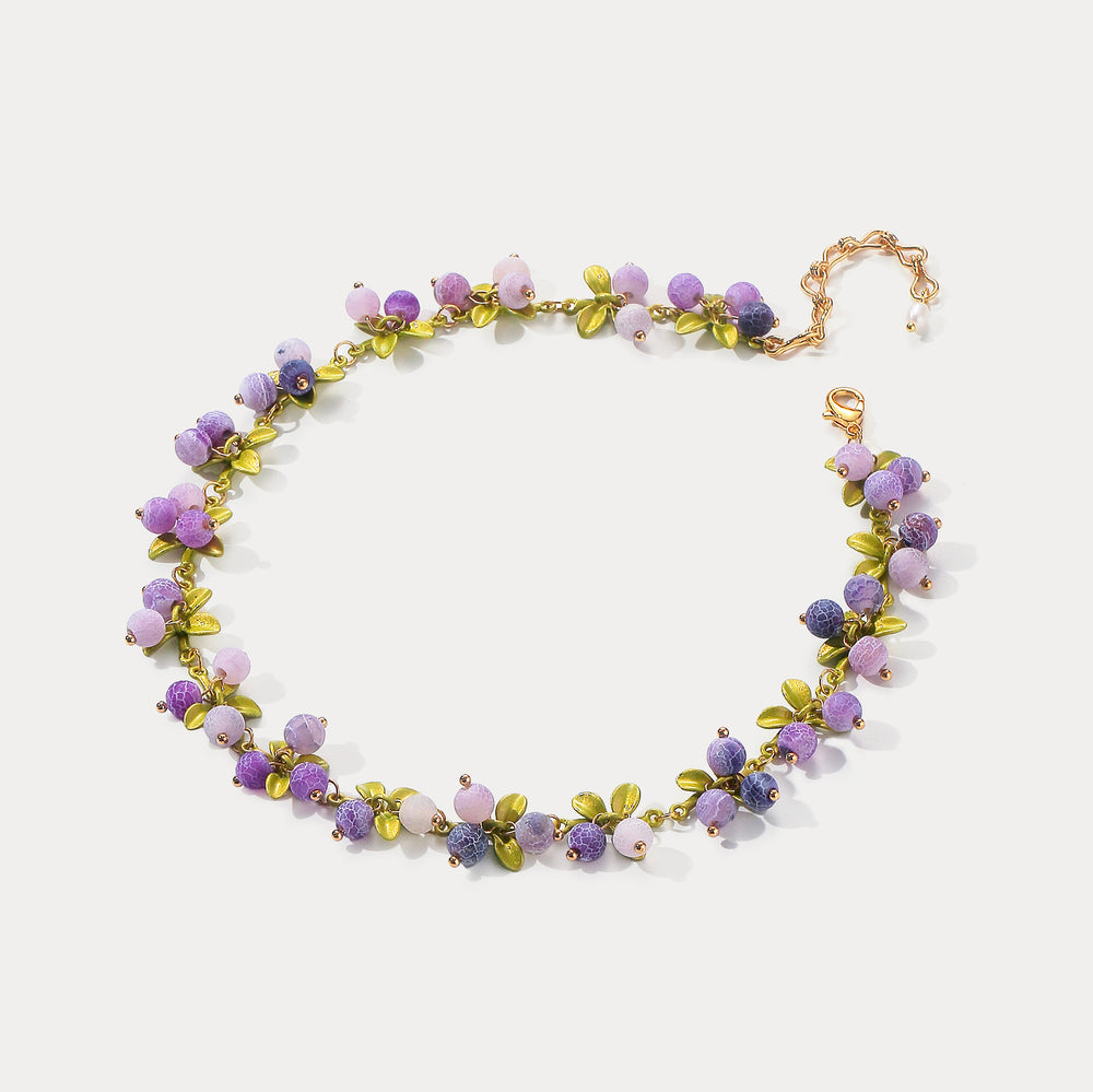 Purple Berry Necklace