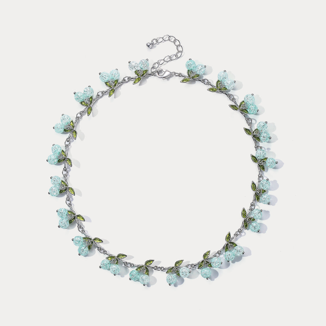 Selenichast Silver Berry Necklace