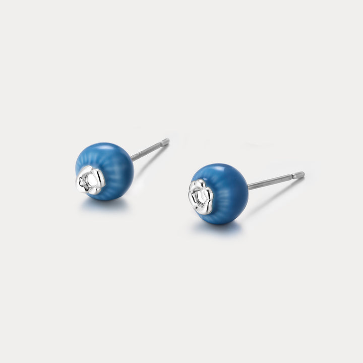 Blueberry Stud Earrings