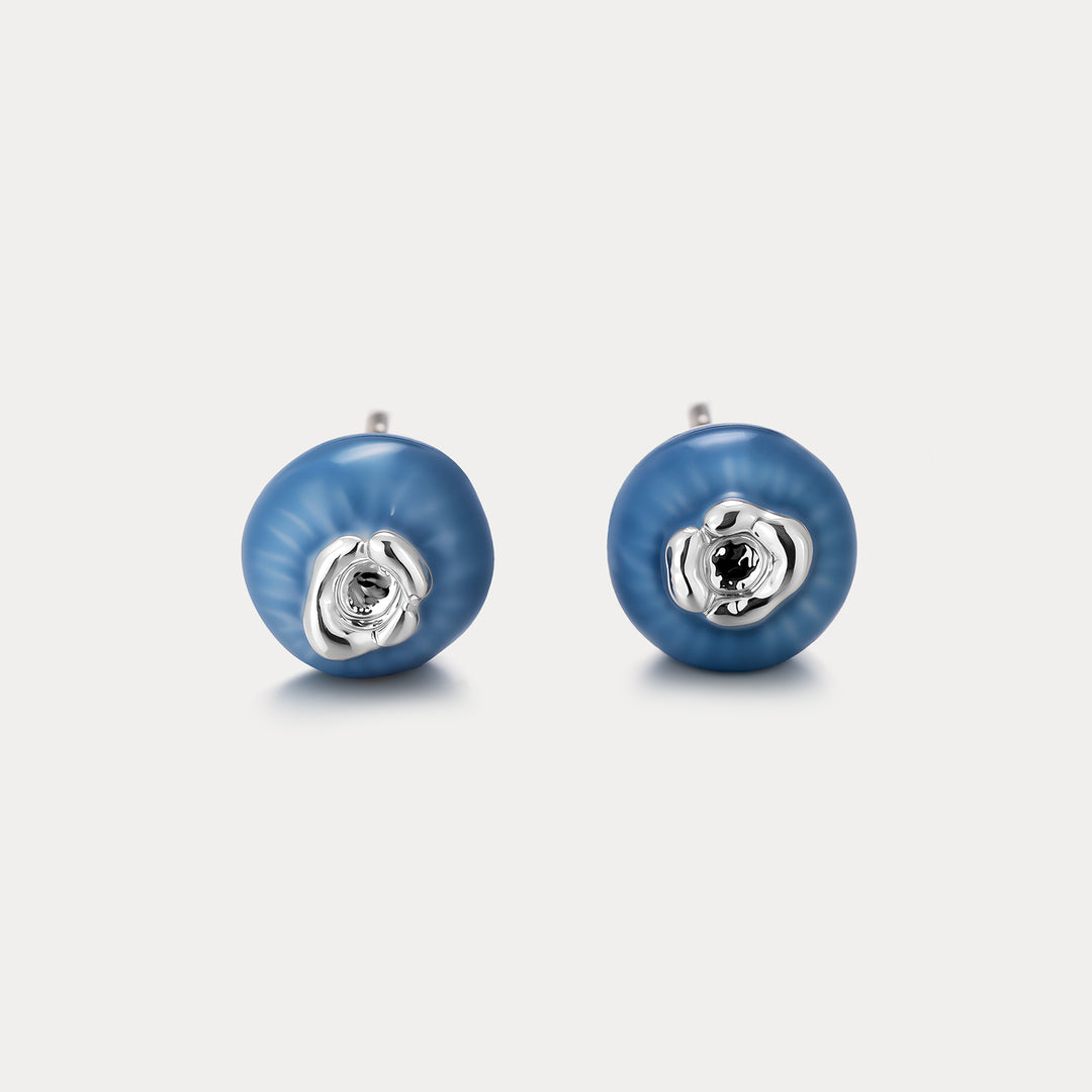 Blueberry Stud Earrings
