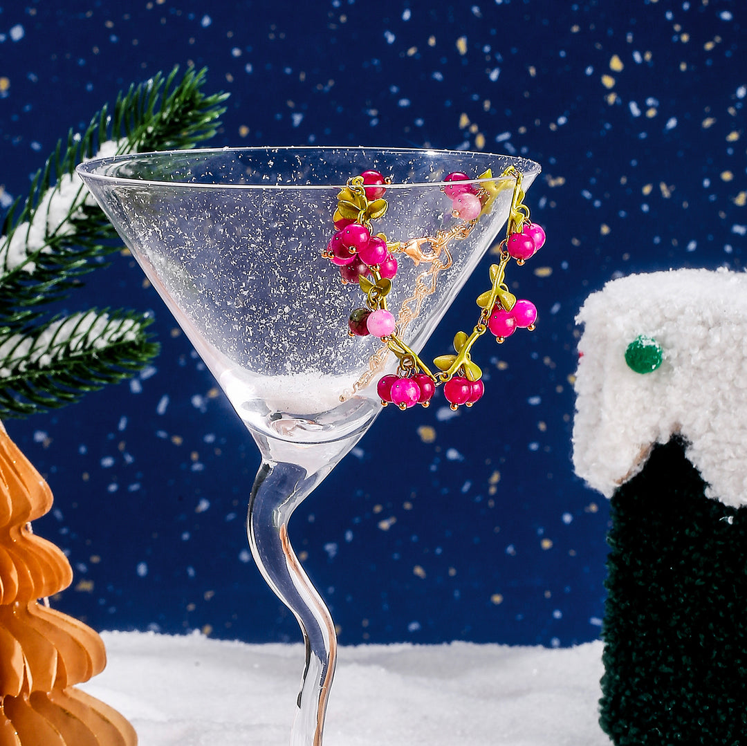 Pink Berry Bracelet Gift For Her