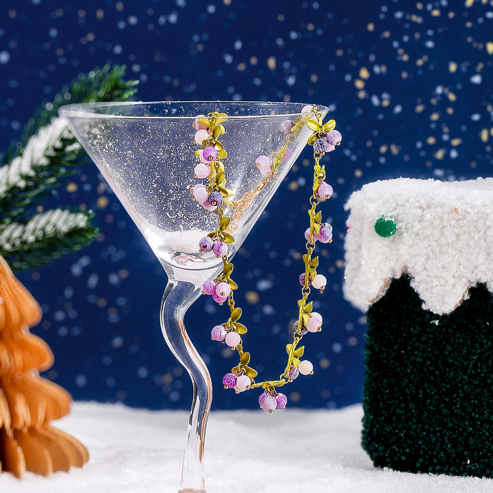 Purple Berry Necklace Gift