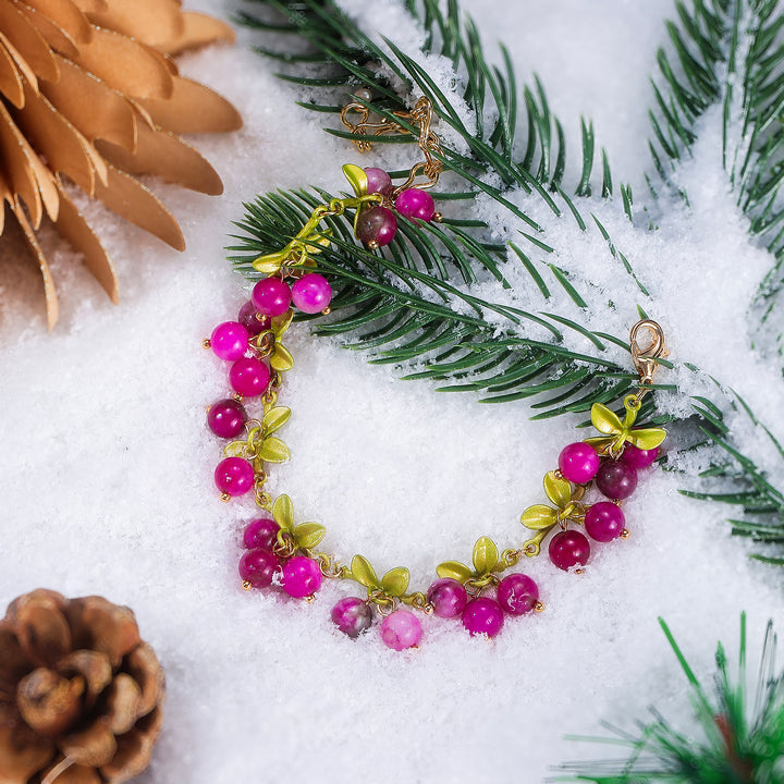 Pink Berry Bracelet Gift