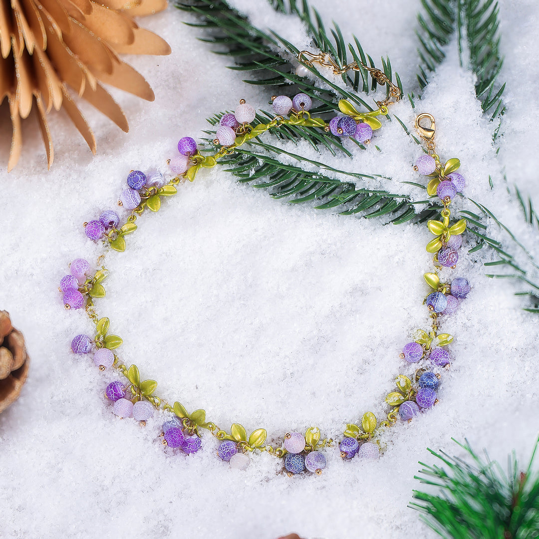 Purple Berry Necklace