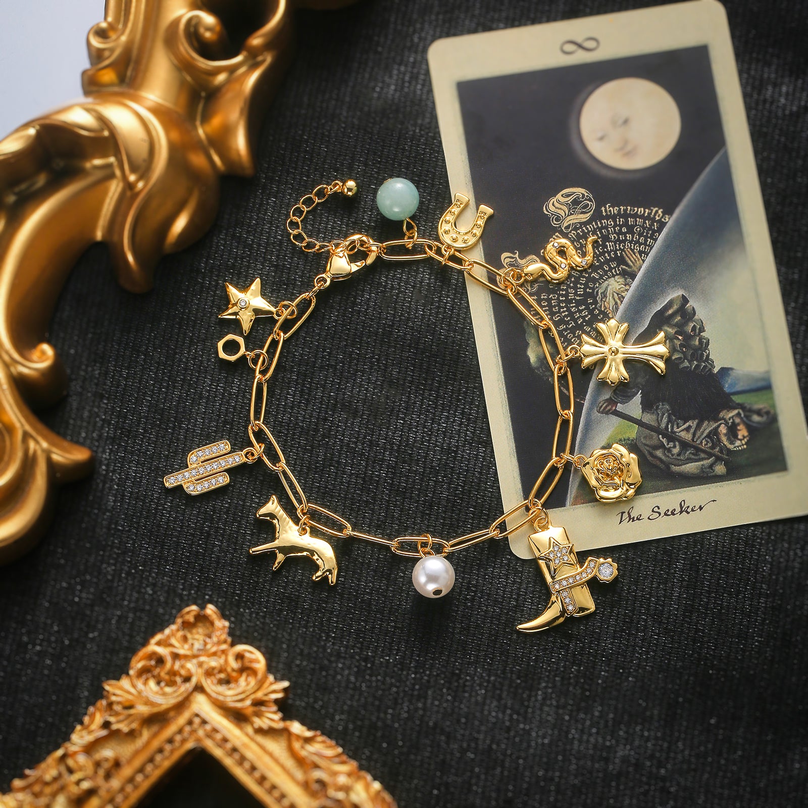 Vintage Lucky Charm Bracelet