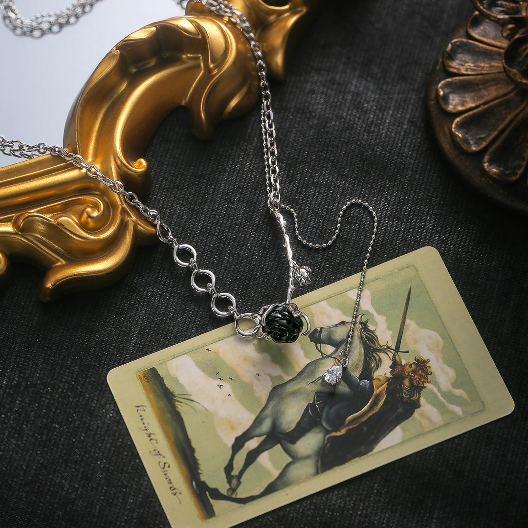 Black Rose Necklace