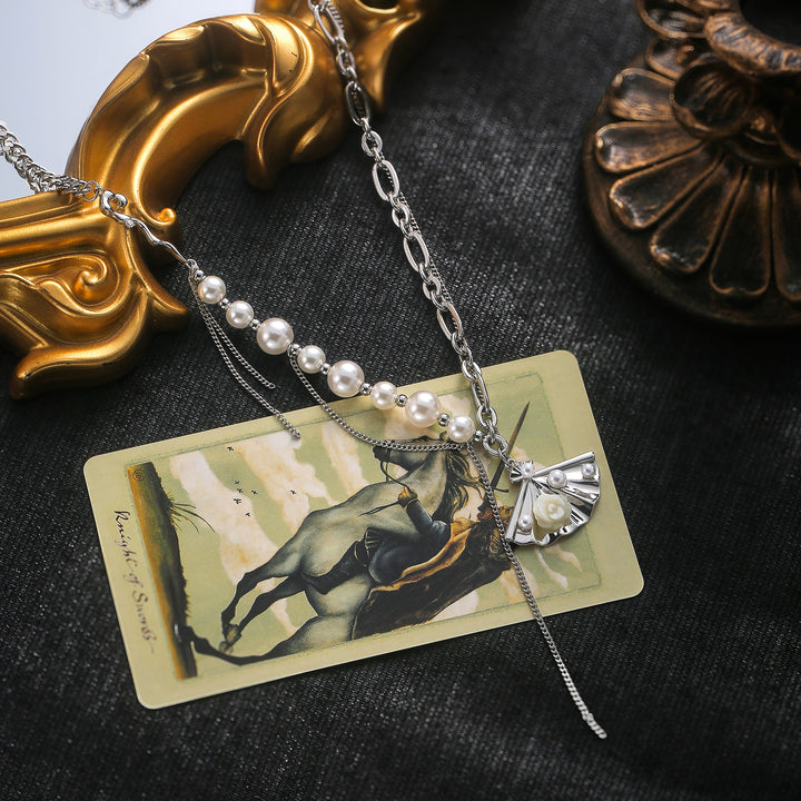 Folding Fan Necklace Gift