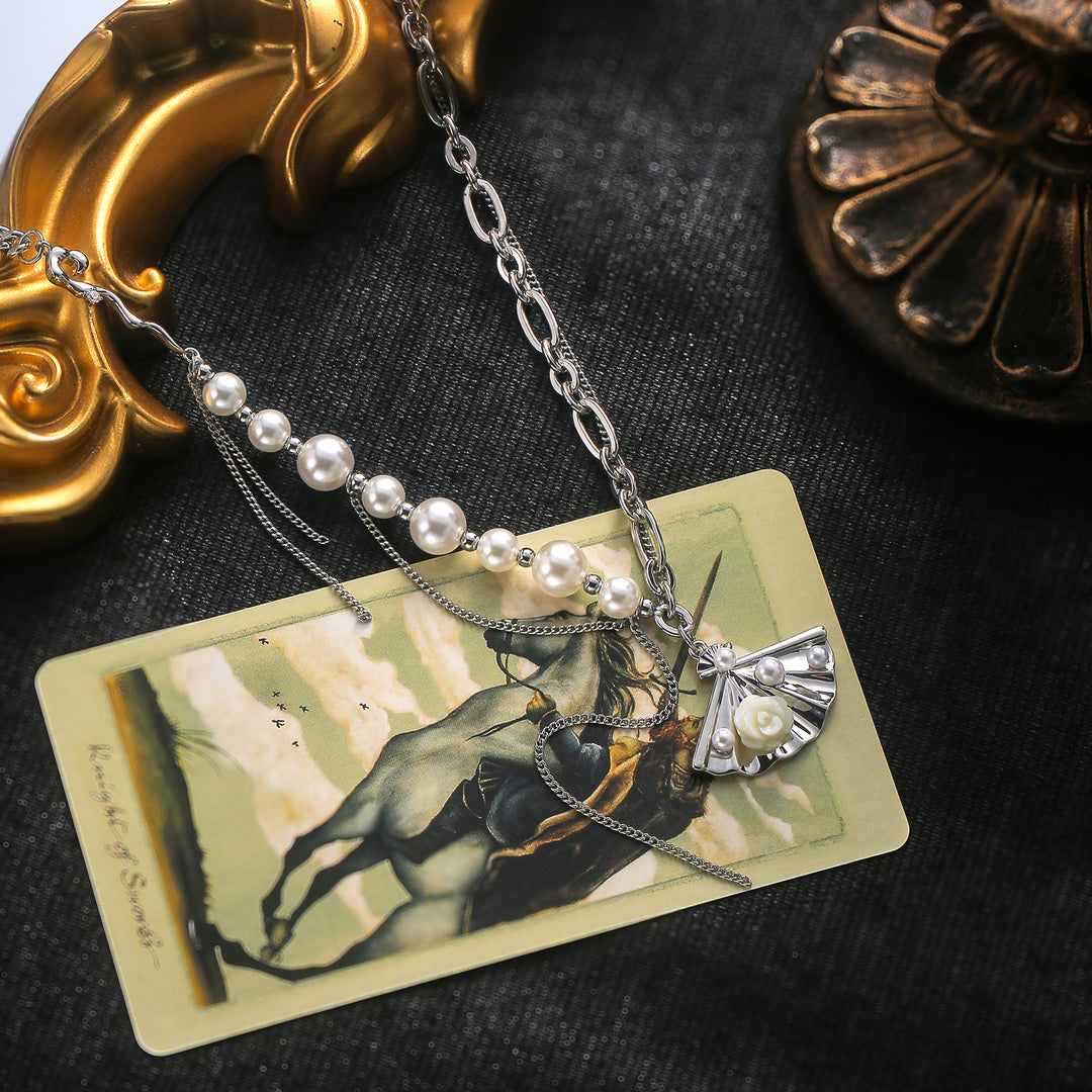 Folding Fan Necklace Gift For Her