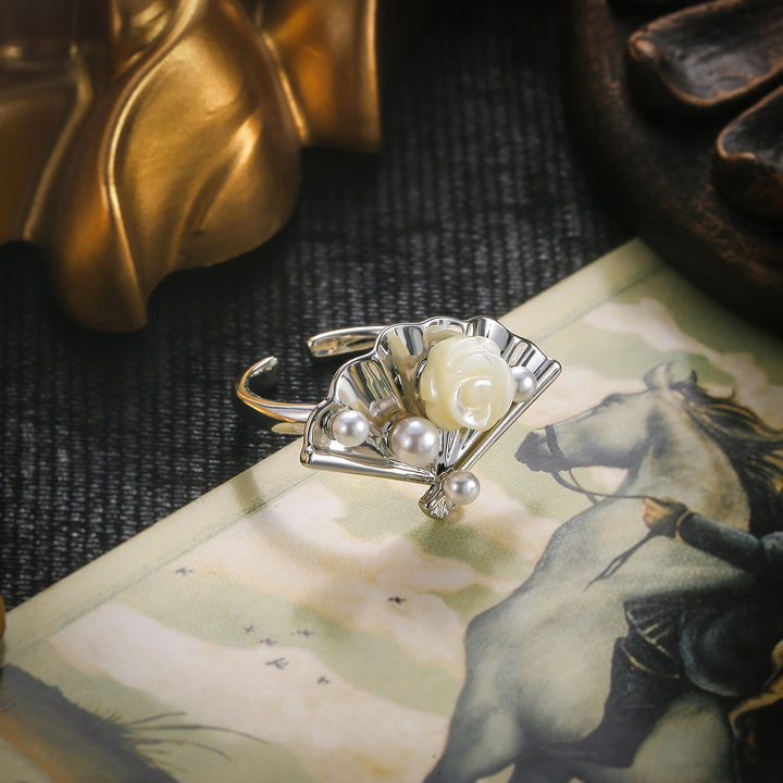 Folding Fan Ring Gift