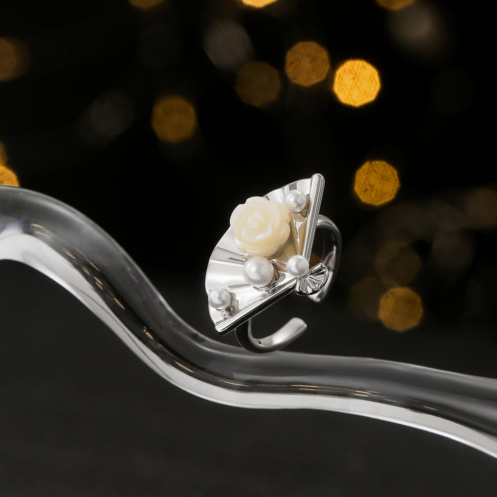 Folding Fan Ring Gift For Her