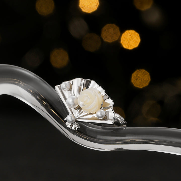 Folding Fan Ring Gift For Women