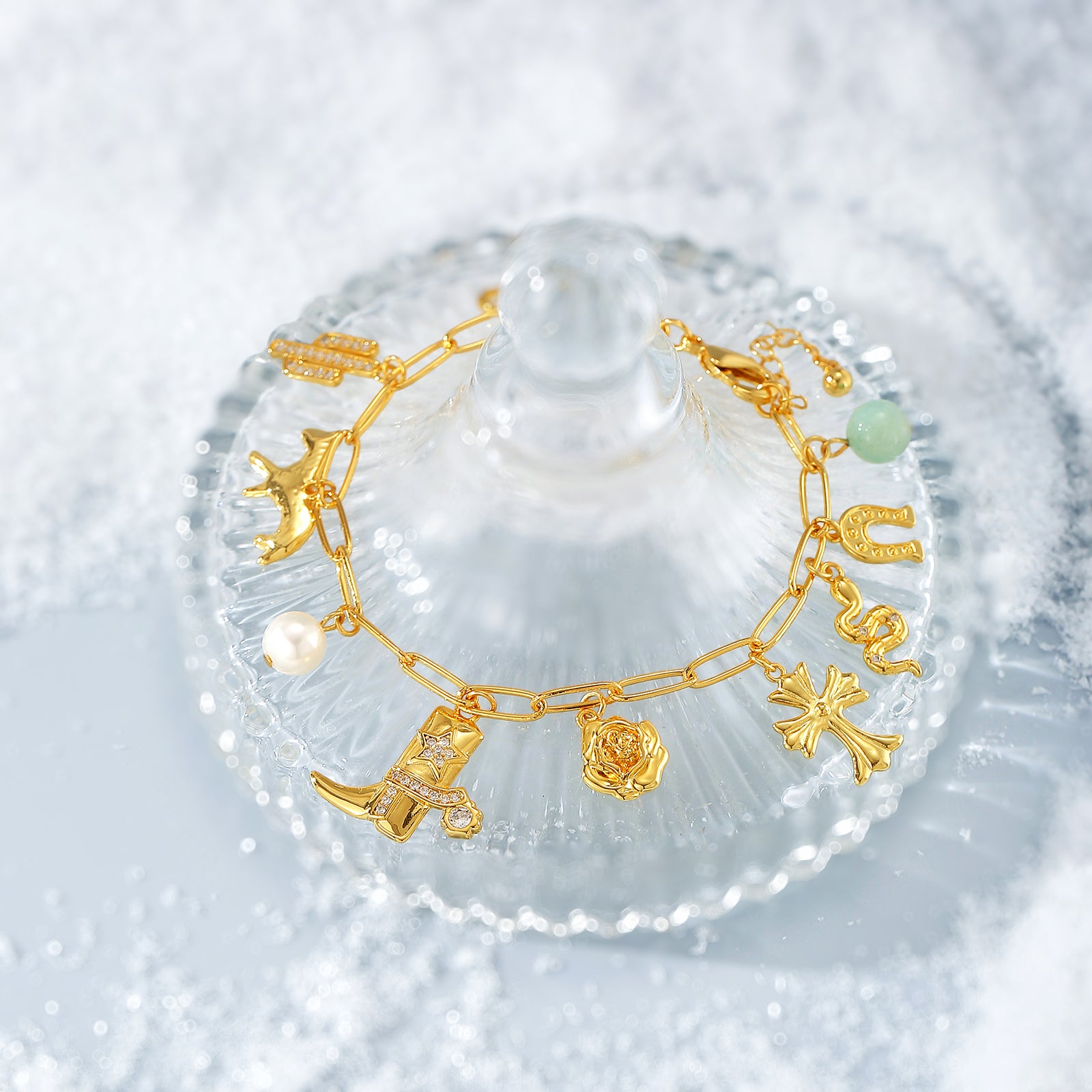 Vintage Lucky Charm Bracelet