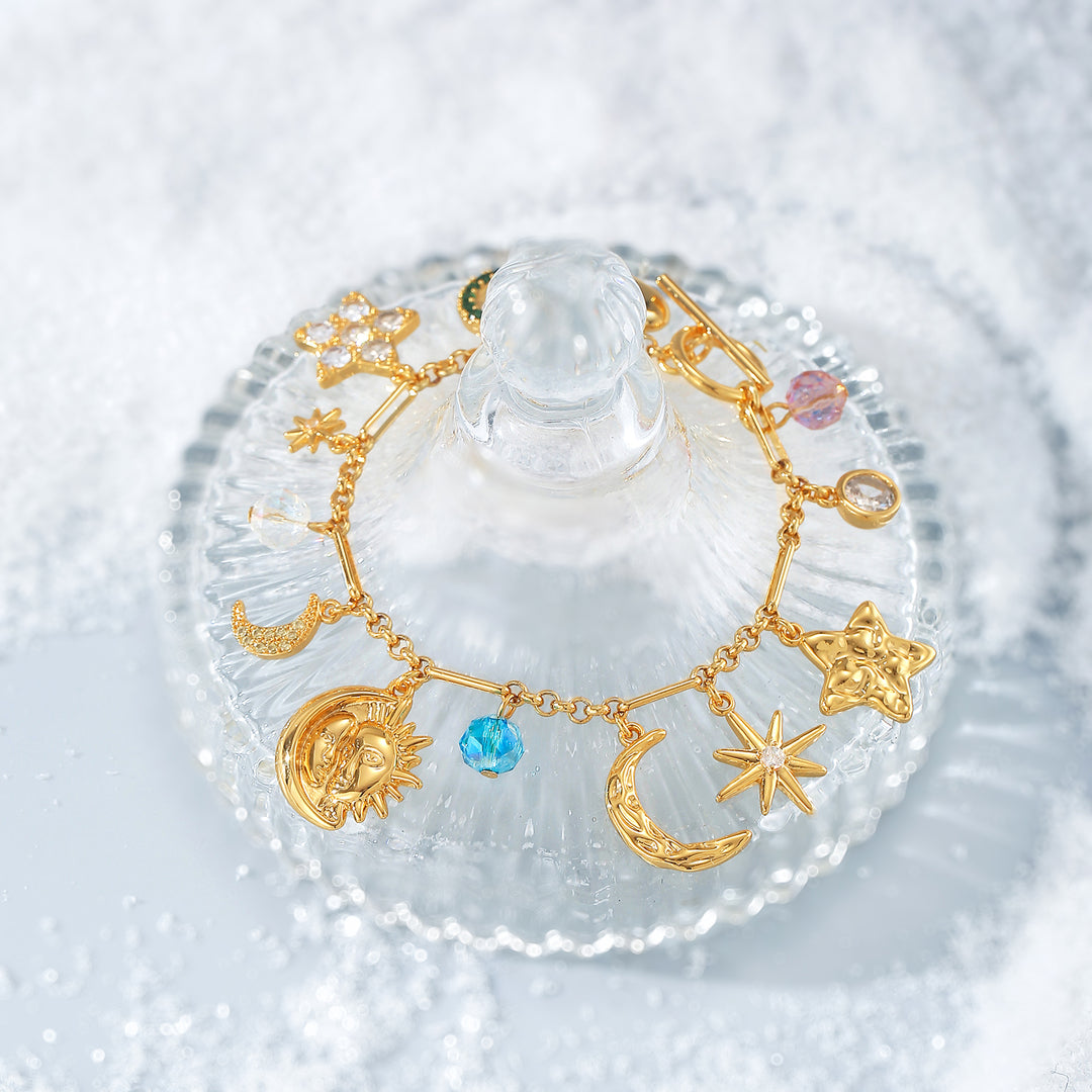 Mondstern -Zauberarmband