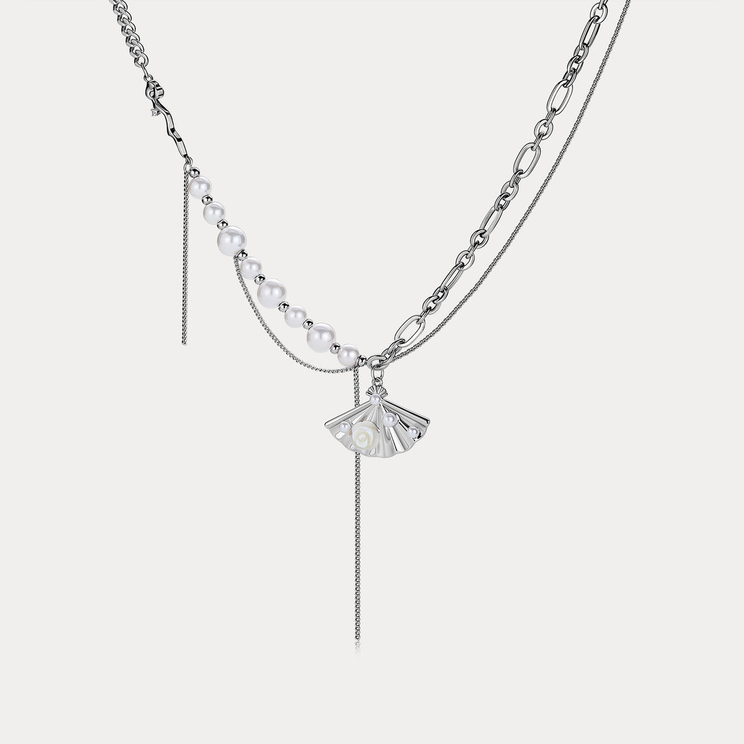 Selenichast Folding Fan Necklace